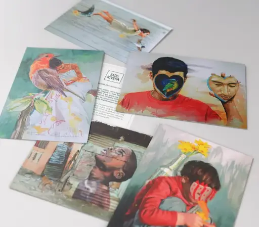 Pack de 5 Prints Full Color de Jade Rivera – Arte Exclusivo en Alta Calidad