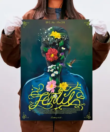 Póster “Fértil” – Jade Rivera World